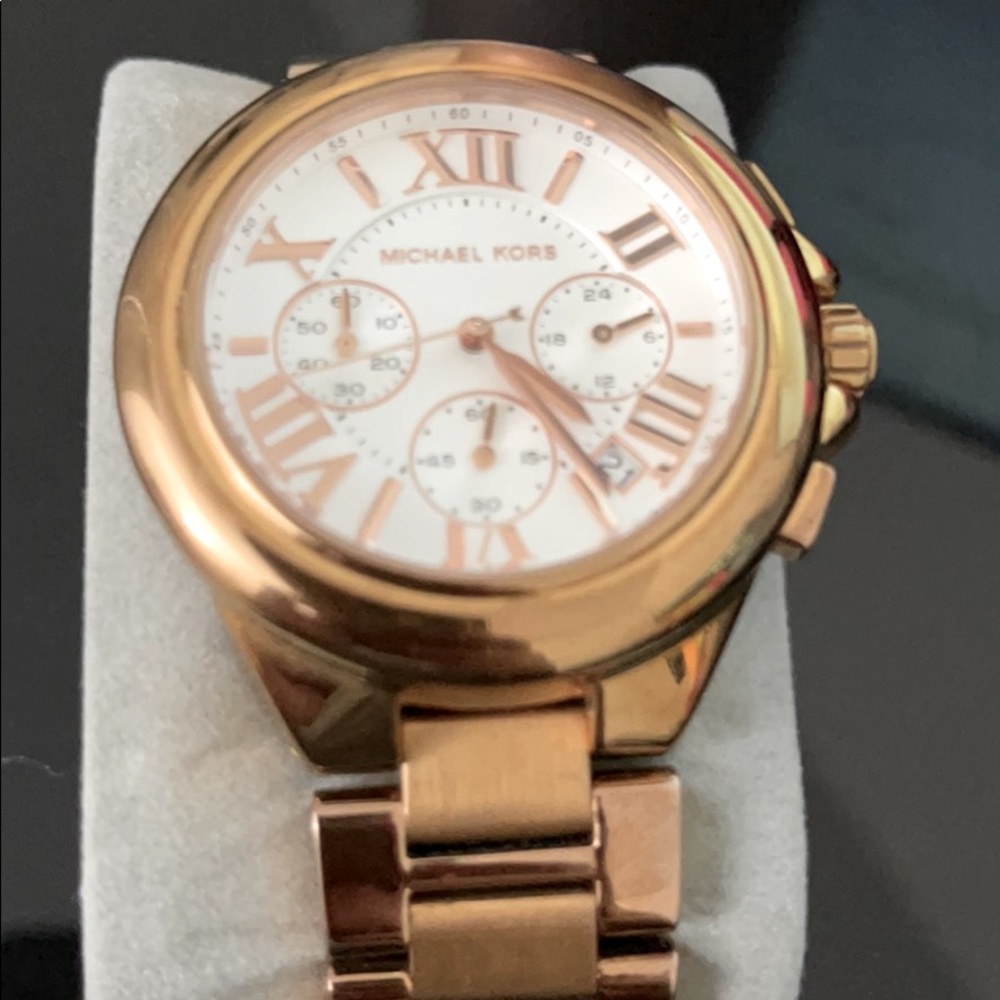 Gold MK ladies watch
